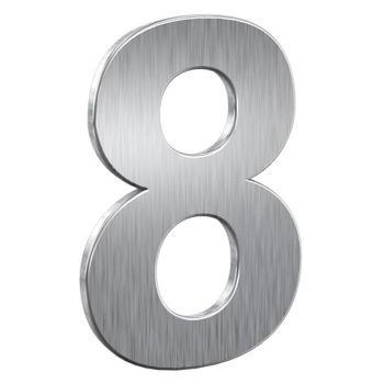 Basi - nemesacél házszám