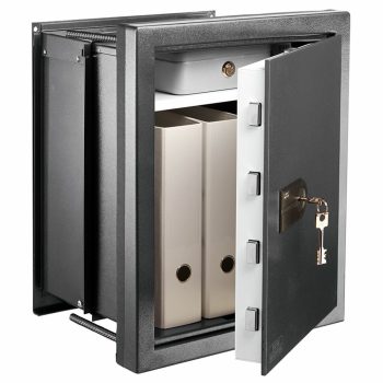   Burg Wachter - változtatható mélységű fali páncélszekrény kulcsos zárral