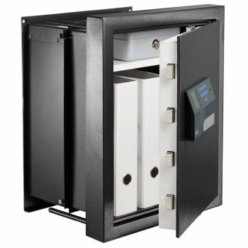   Burg Wachter - változtatható mélységű faliszéf ujjlenyomatolvasós zárral