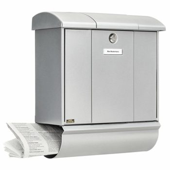   Burg Wachter - extra nagyméretű kerítésen kívüli postaláda újságtartóval