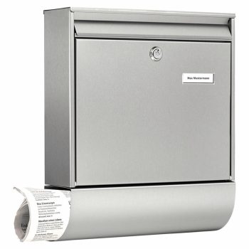   Burg Wachter - luxus kültéri társasházi postaláda újságtartóval