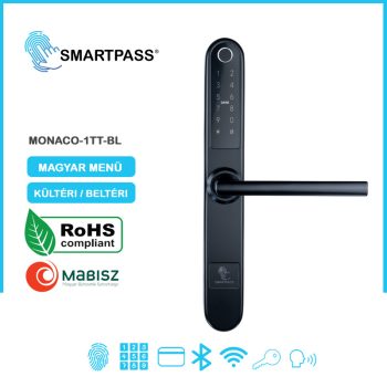 Monaco Black Okos kilincs