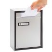 Silmec - kerítésbe építhető alumínium postaláda