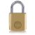 Yale - kisméretű réz lakat
